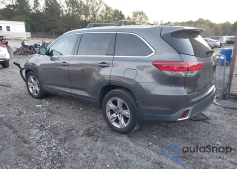 2017 Toyota Highlander Limited z USA, uszkodzony, nr VIN 5TDDZRFH0HS405597